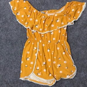 Yellow romper